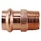 Copper Press By Tmg 3/4 in. x 3/4 in. Copper Press x MPT Male Adapter XPRMA34 - alternate 1